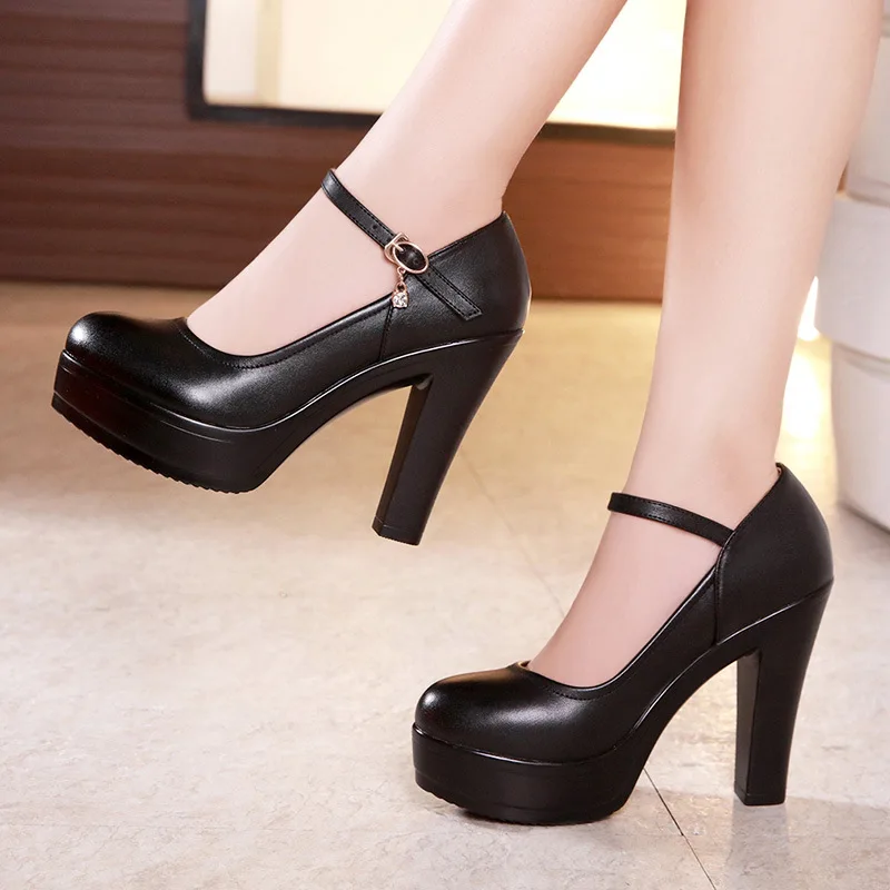 Women'S Formal Wear To A Wedding - 8cm、10cm、12cmの小さめサイズ（32～43）浅底厚底プラットフォームパンプス、女性用2026年ブロックハイヒールシューズ、オフィス、モデル、ウェディングドレス用