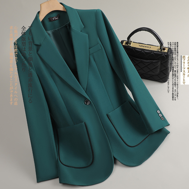 Formal Winter Wear Women Jacket - 女性用ブレザー レディース 秋冬 長袖 フォーマルジャケット コート
