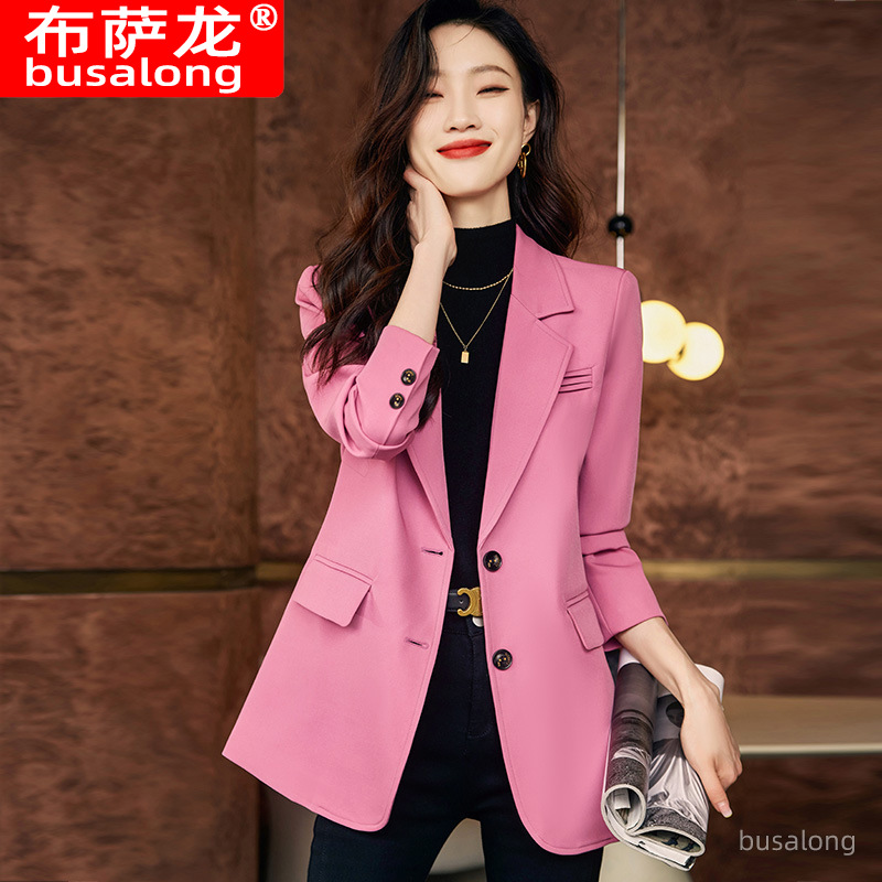 Formal Winter Wear Women Jacket - ブレザー ジャケット 秋冬女性長袖プロフェッショナル小さなブレザーフォーマルウェア女性ジャケット面接販売作業服660