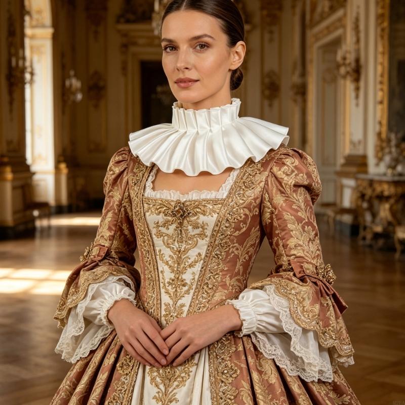 Victorian Women'S Formal Wear - 2025 新しい装飾首輪取り外し可能なフリル首輪女性の日常着フォーマルな機会