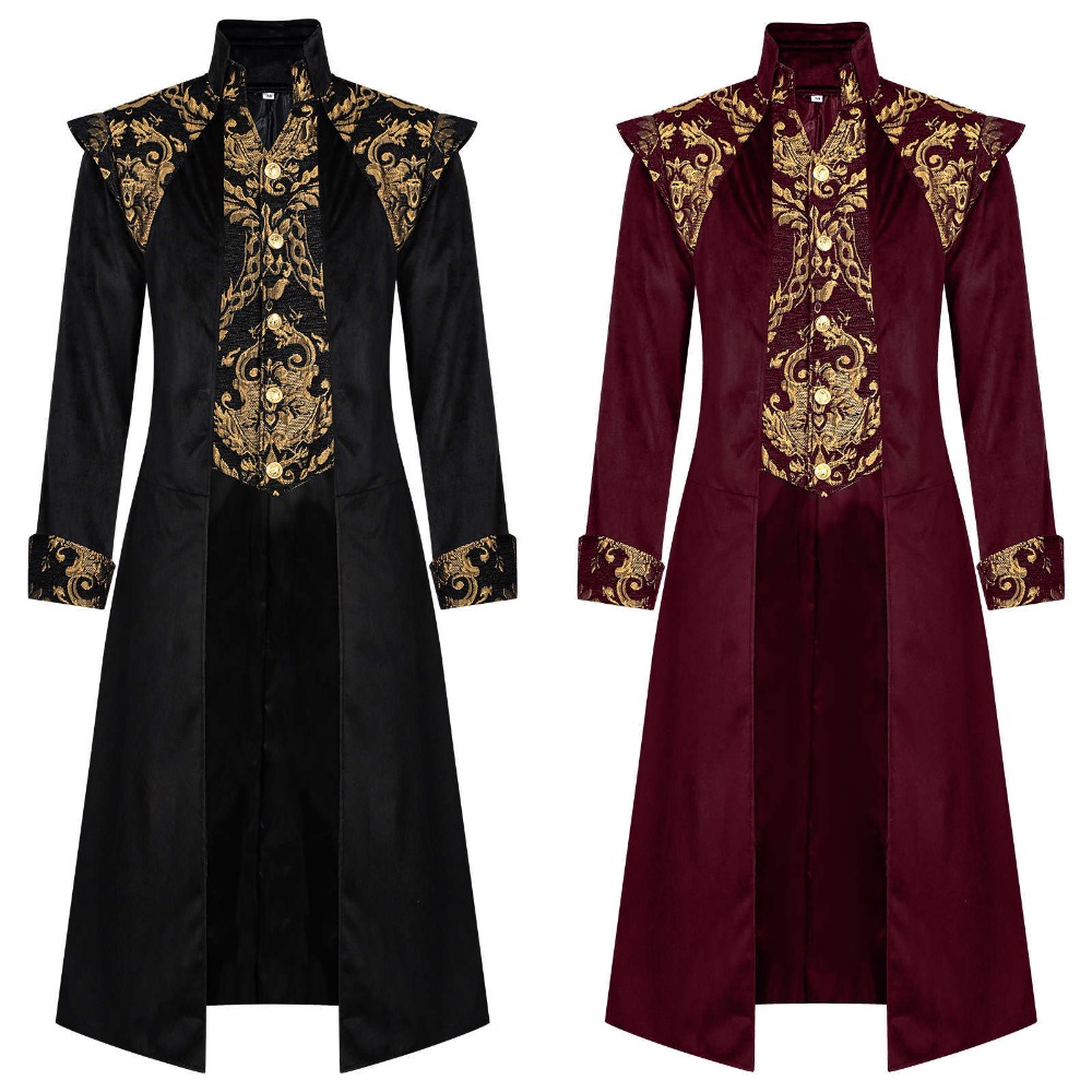 スチームパンク中世テールコートジャケットビクトリア朝ゴシック - Victorian Women'S Formal Wear のレビューと価格