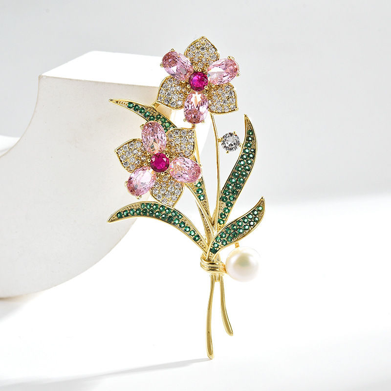 ブライダルブーケブローチ、ビクトリア朝のエレガンスクリスタル - Victorian Women'S Formal Wear のレビューと価格