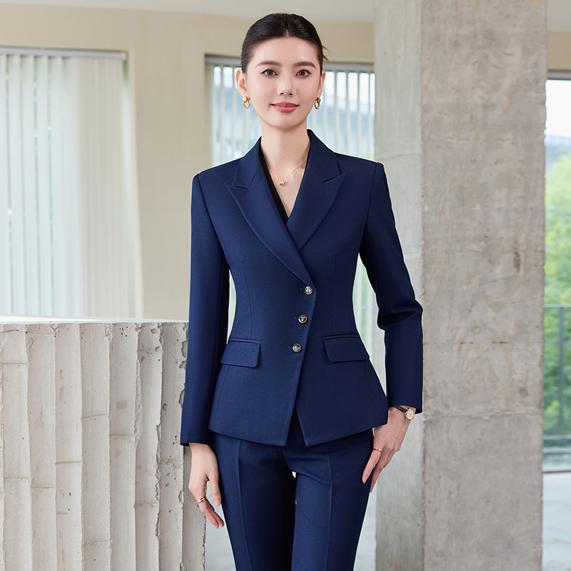 高品質生地フォーマルパンツスーツ秋冬女性用ビジネスワークウェ - Formal Winter Wear Women Jacket のレビューと価格