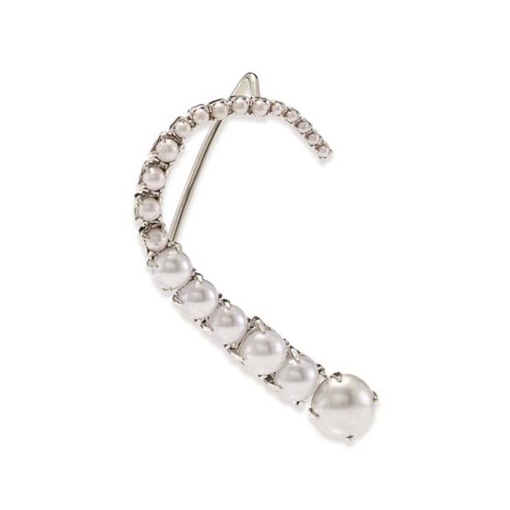 Stonefans-ピアスのないパールイヤークリップ,イヤリ - Pearl Earring Stud のレビューと価格