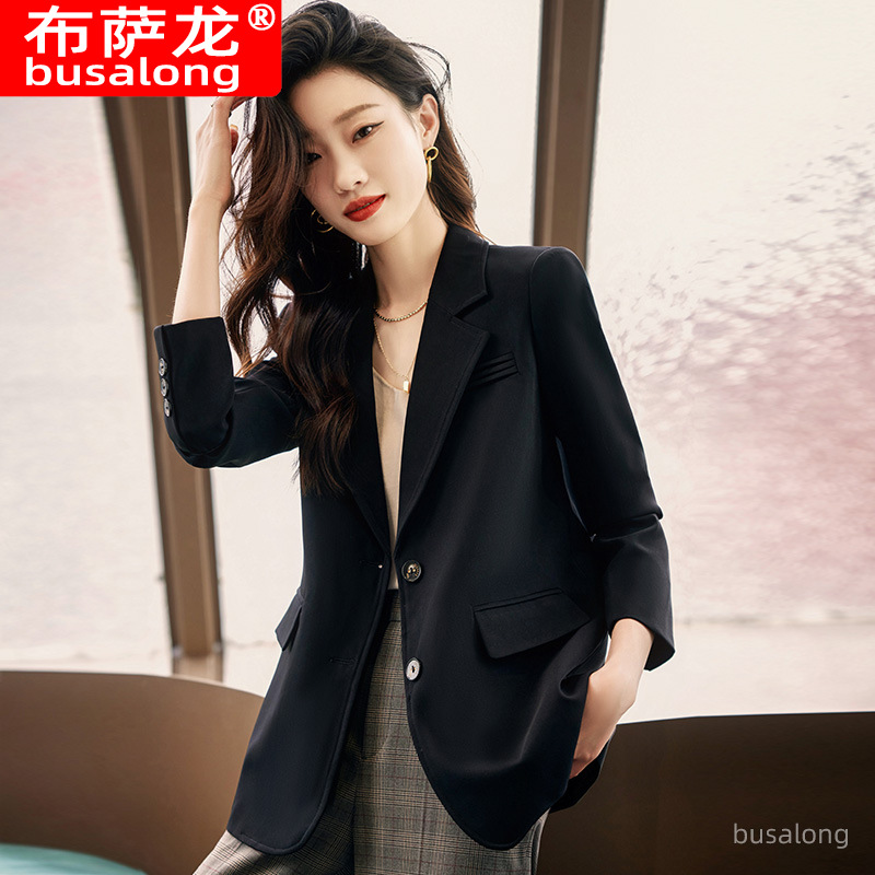 ブレザー ジャケット 秋冬女性長袖プロフェッショナル小さなブ - Formal Winter Wear Women Jacket のレビューと価格