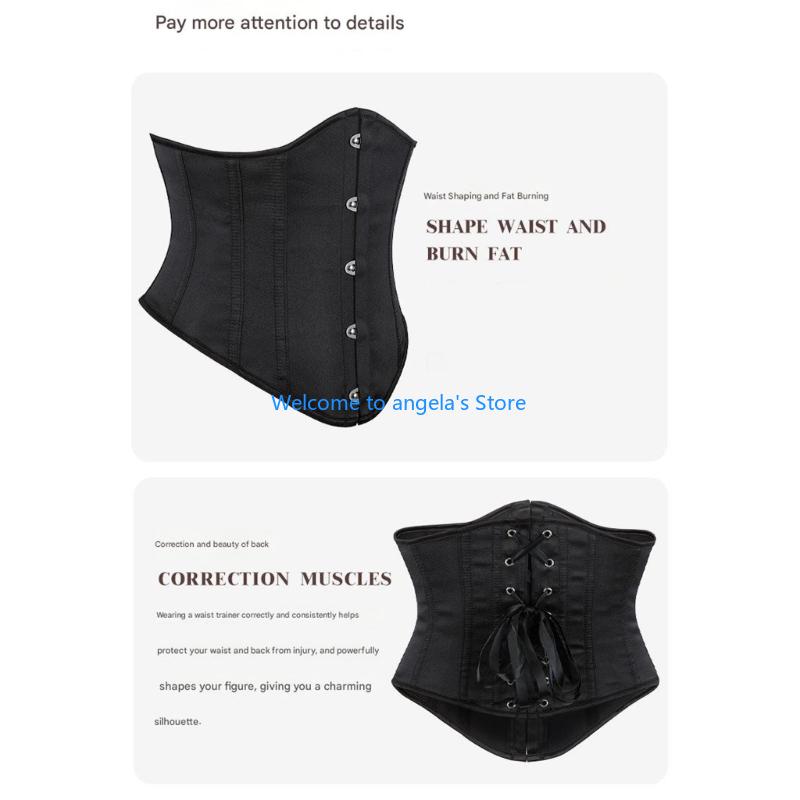 X4YC 女性ウエストニッパー通気性調節可能なコルセットベル - Victorian Women'S Formal Wear のレビューと価格