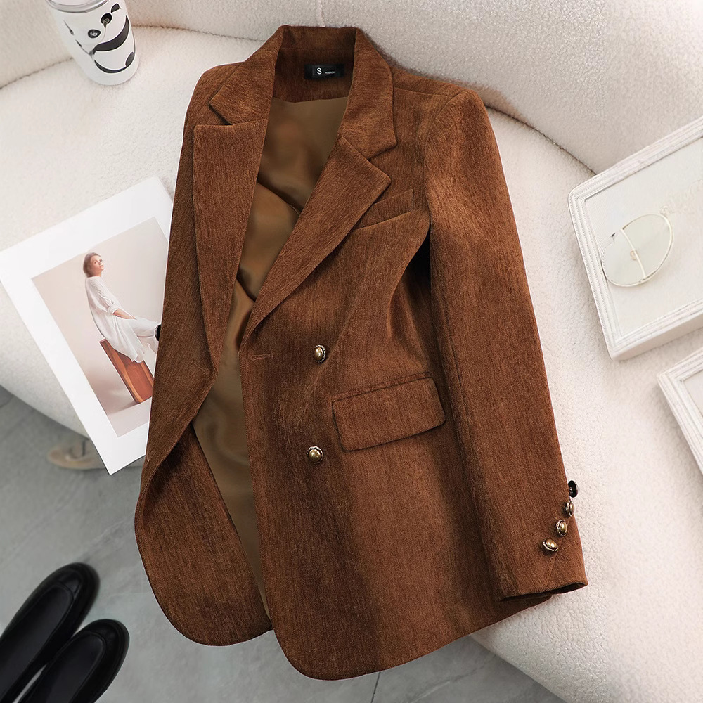 ファッションレディースブレザーコート女性長袖ビジネスワークウ - Formal Winter Wear Women Jacket のレビューと価格