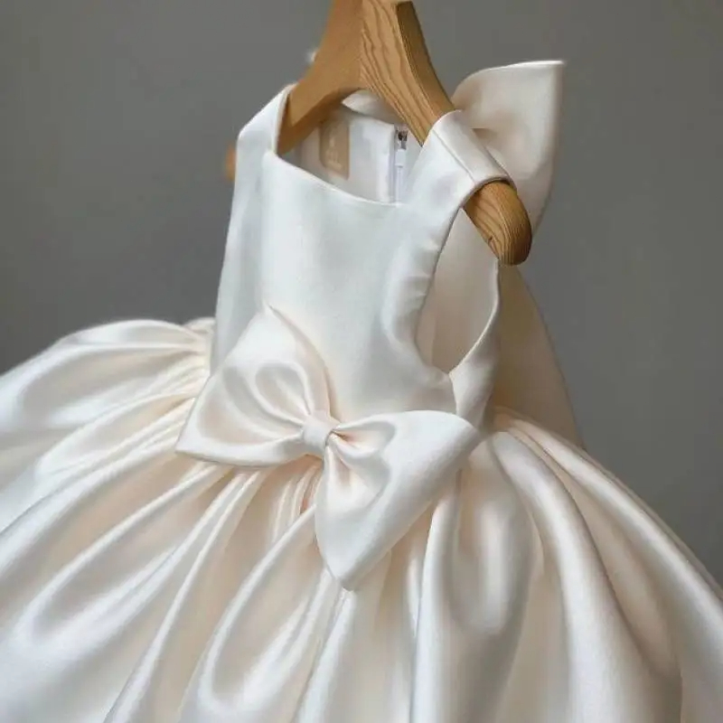 小さな女の子のための大きな弓のパーティードレス,プリンセスの - Women'S Formal Wear For Girls のレビューと価格