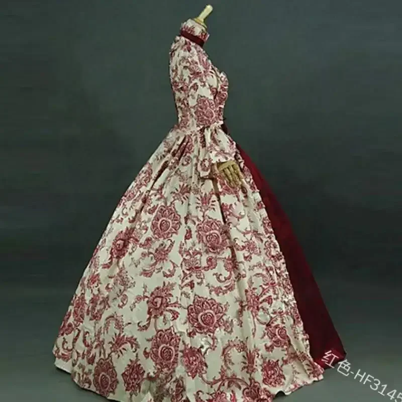 プラスサイズ女性用ゴシックフローラルレースローブ中世ルネサン - Victorian Women'S Formal Wear のレビューと価格